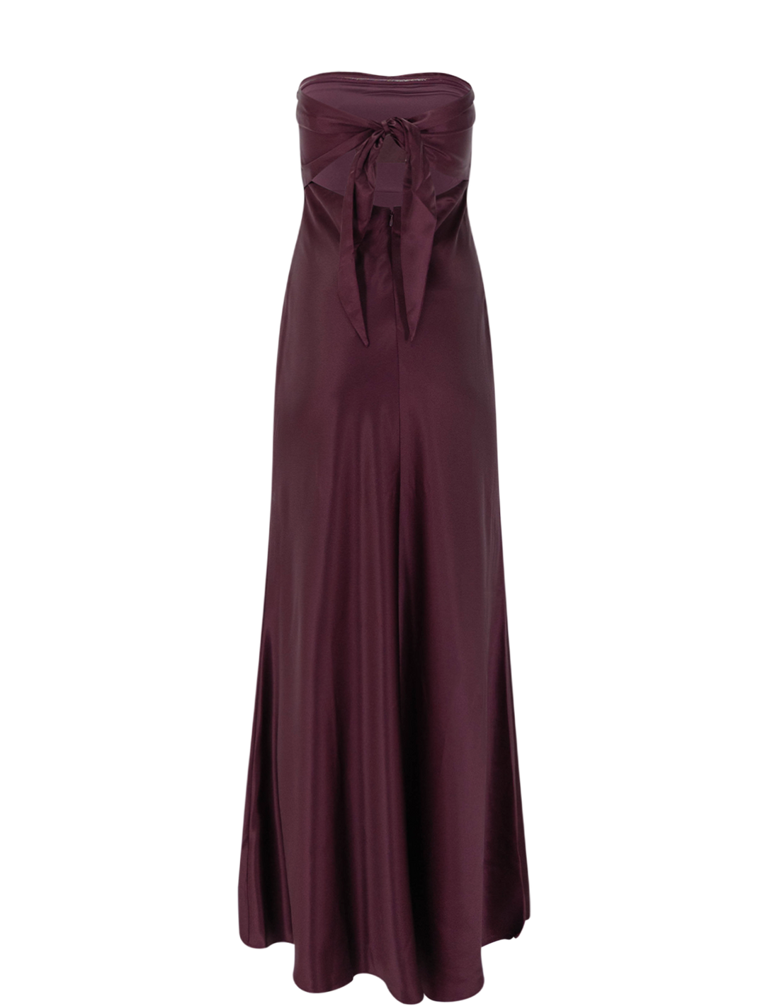 elaia dress in deep fig