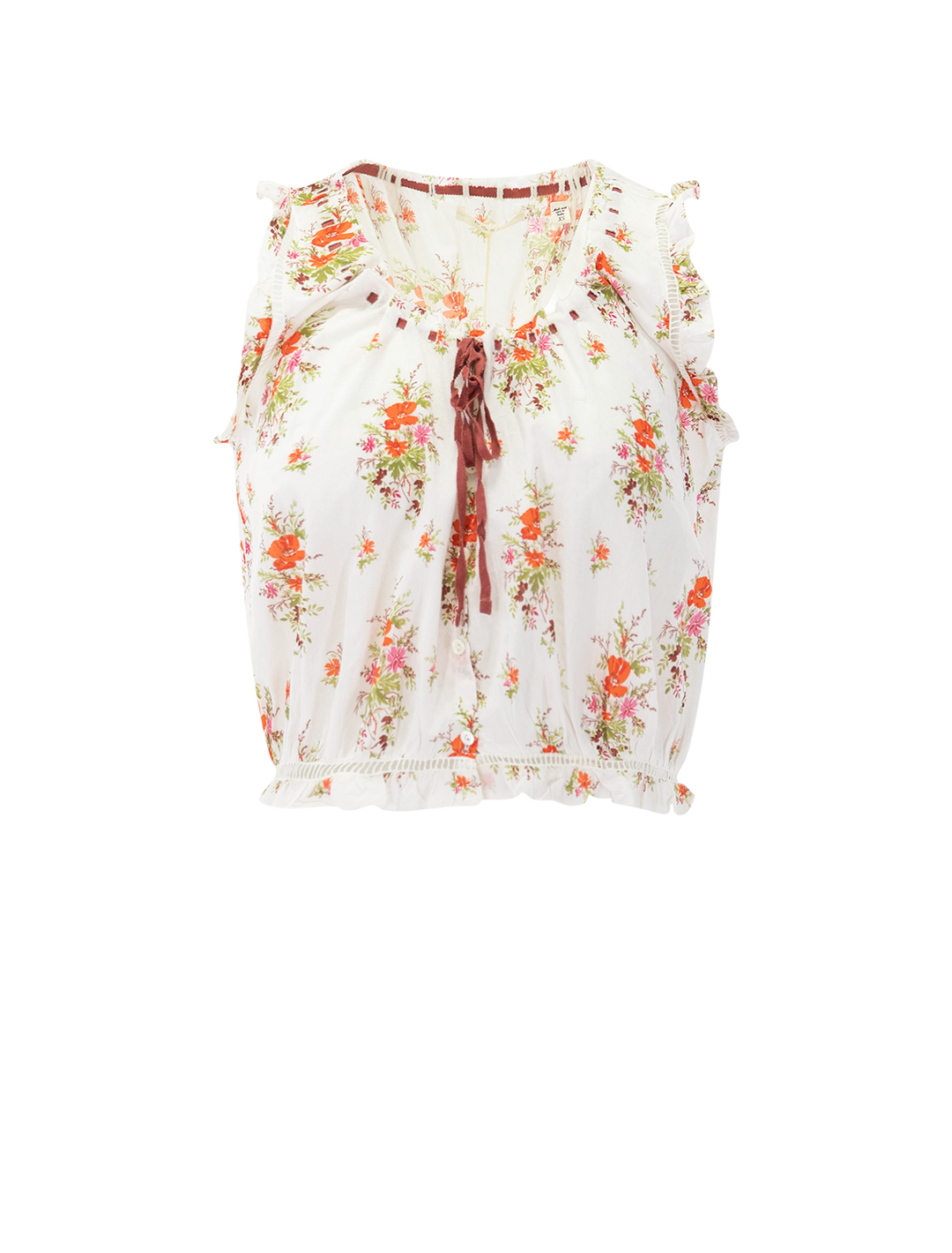 traveler top in rose petiti bouquet de chamonix