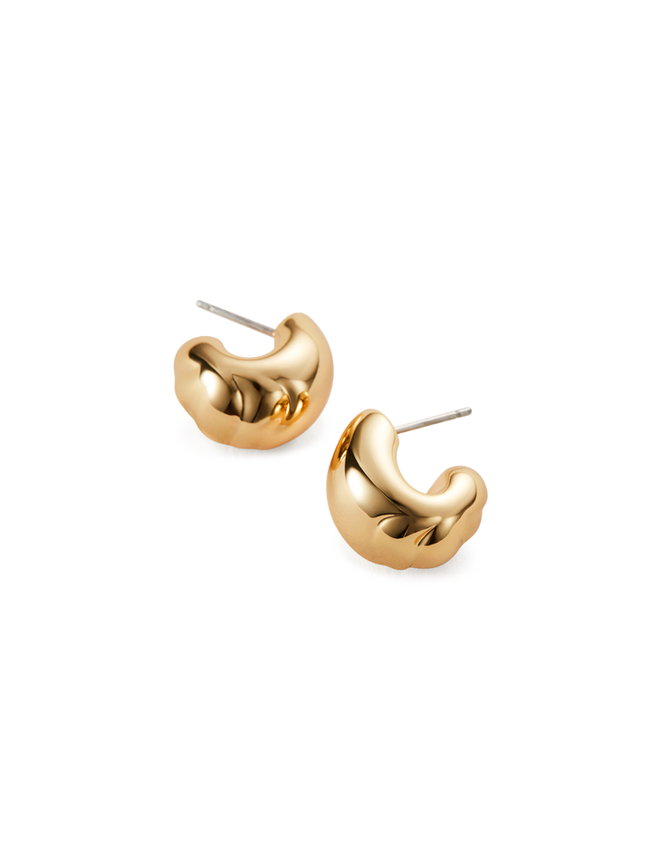 small nelle hoops in gold