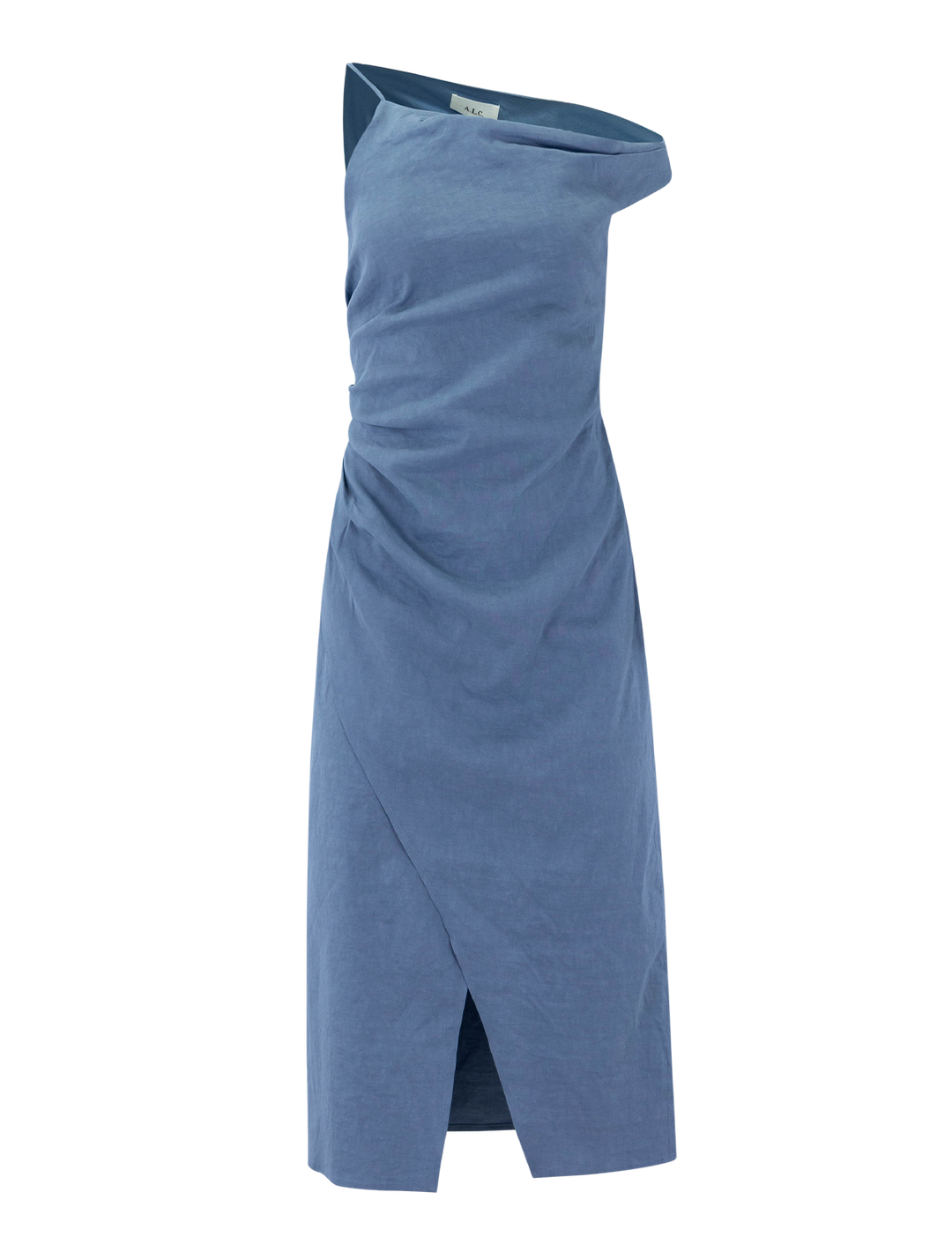 lyra dress in dusk blue