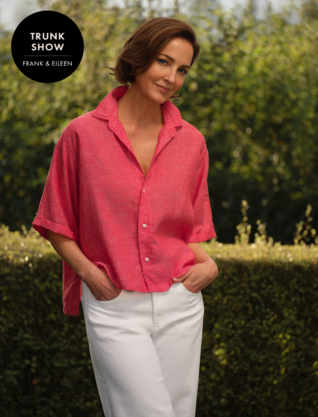 rosie in red linen