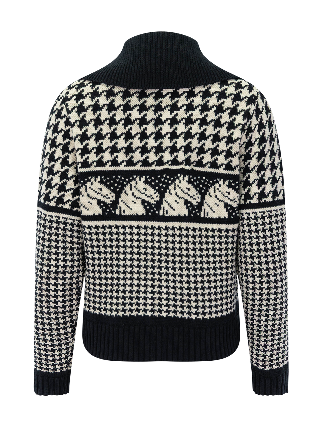 the pony cardigan in black