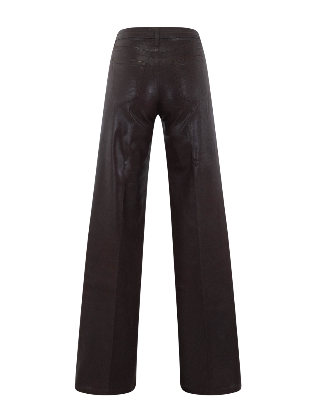 clayton wide leg in dark java coated