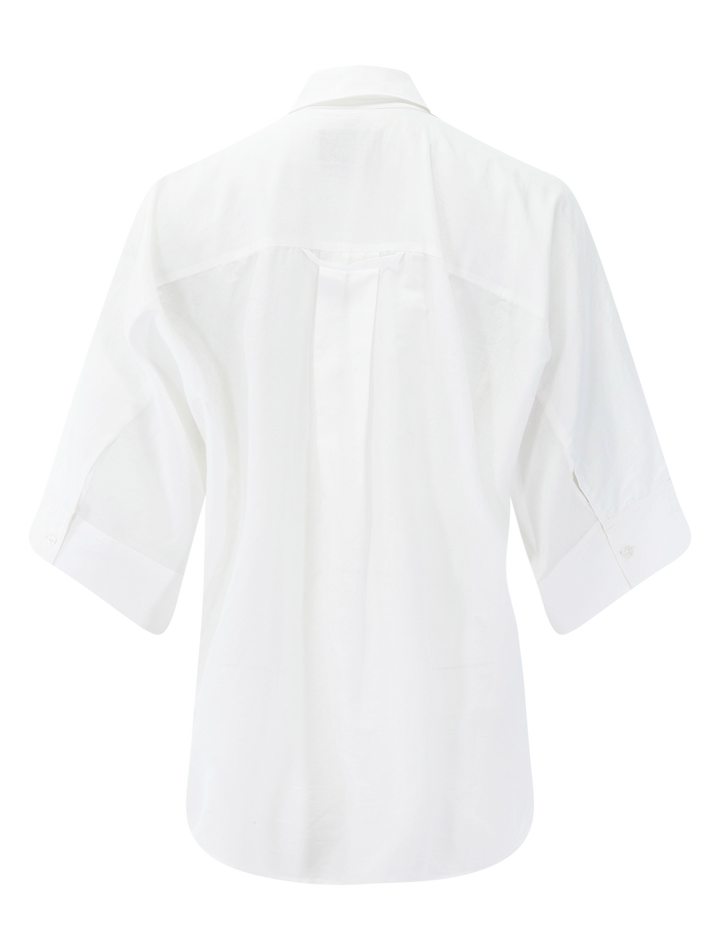 claire shirt with lace inset