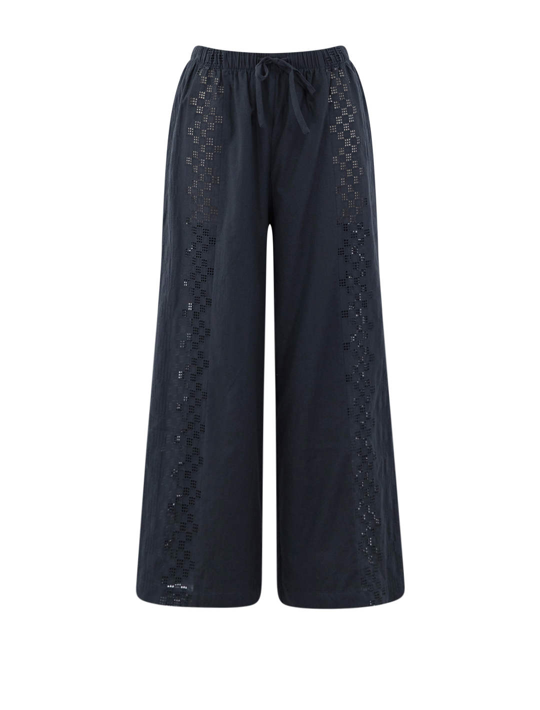 kenzie geo eyelet pant in lead