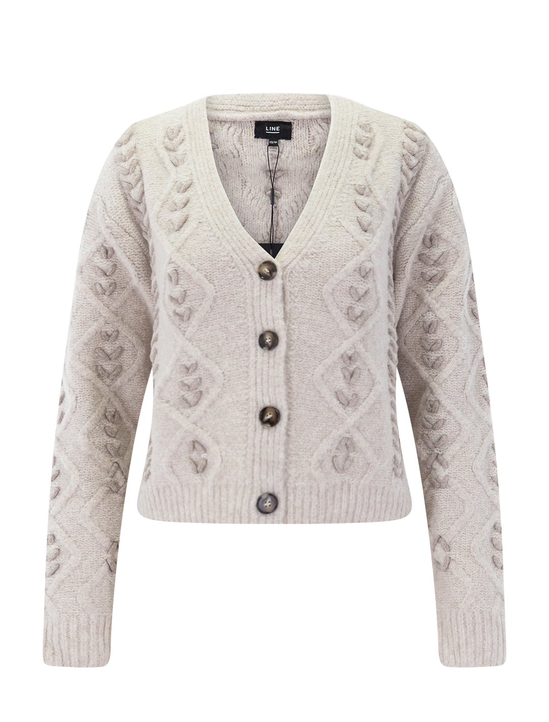 efie cardi in soft fawn