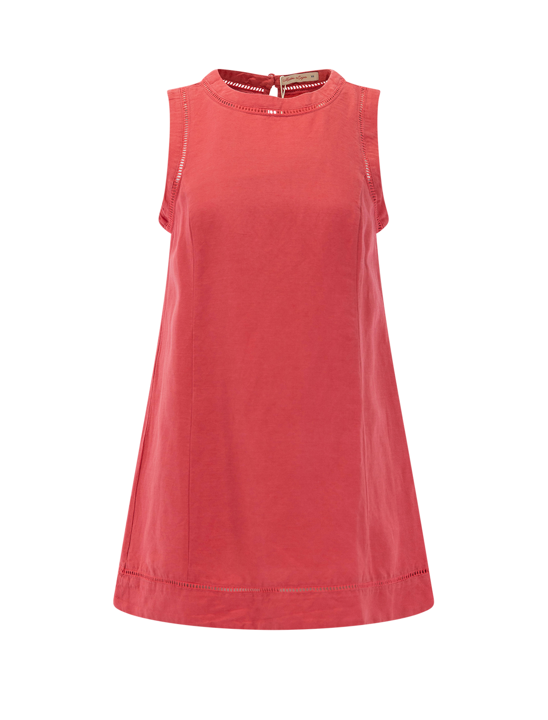 red linen mini dress Women's Cora Linen Mini Dress | Red