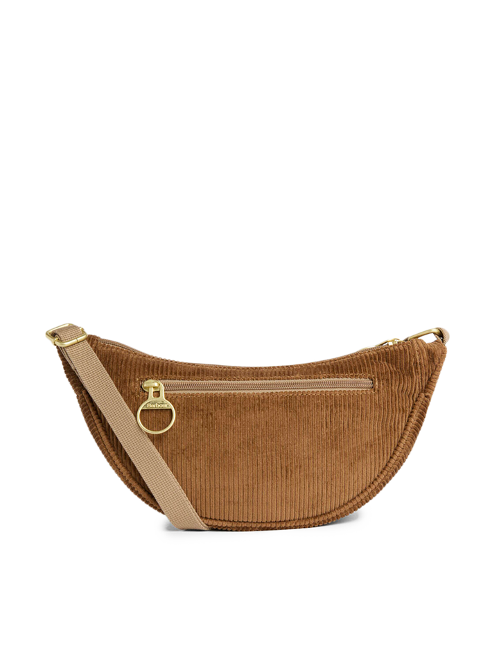 mini mia cord sling bag in brown