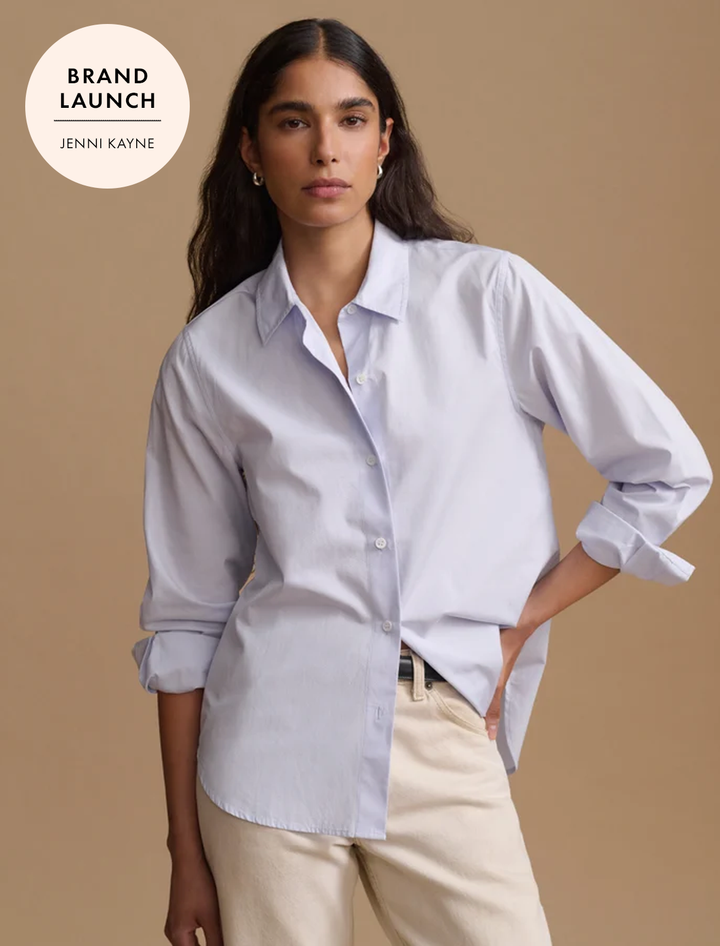 boyfriend shirt in french blue