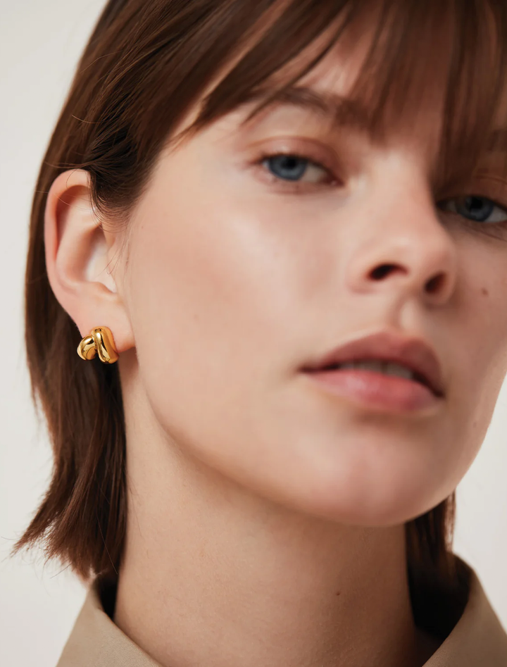 beatrix earrings in gold