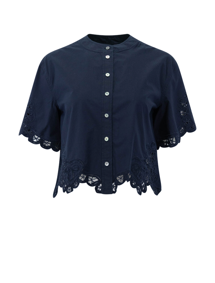 aleck shirt in navy