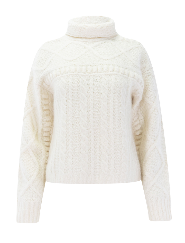 super cloud turtleneck in cream