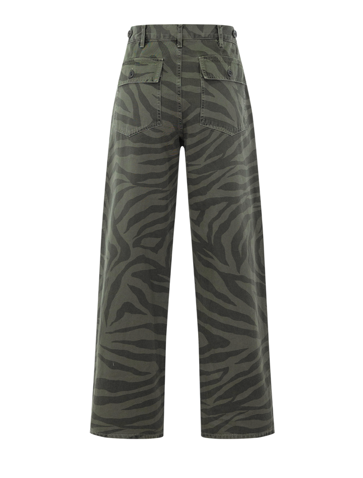 earl pant in camo zebra