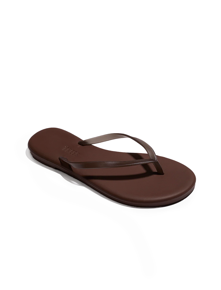 aqua flip flop in brun