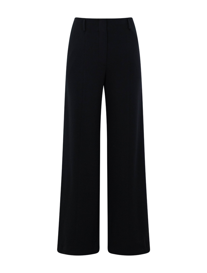 knit pant in black