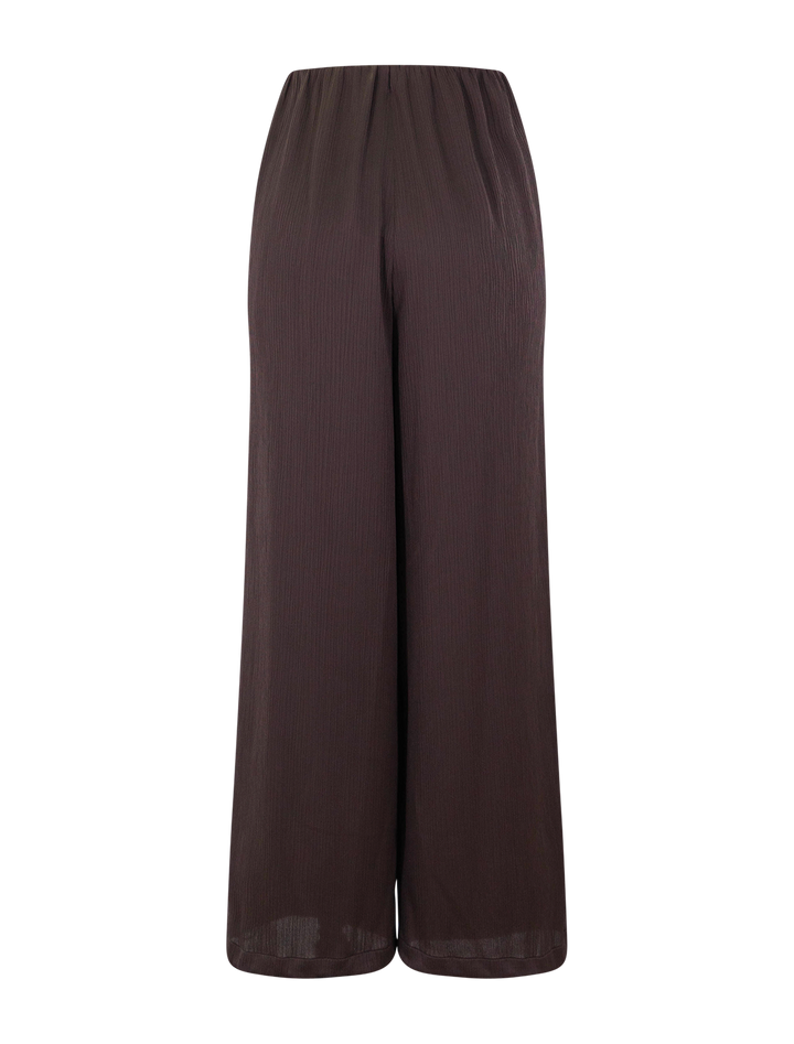 plisse crinkle pant in iron