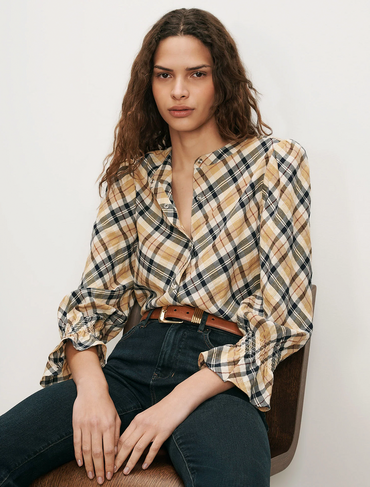 ashlynn blouse in acorn multi