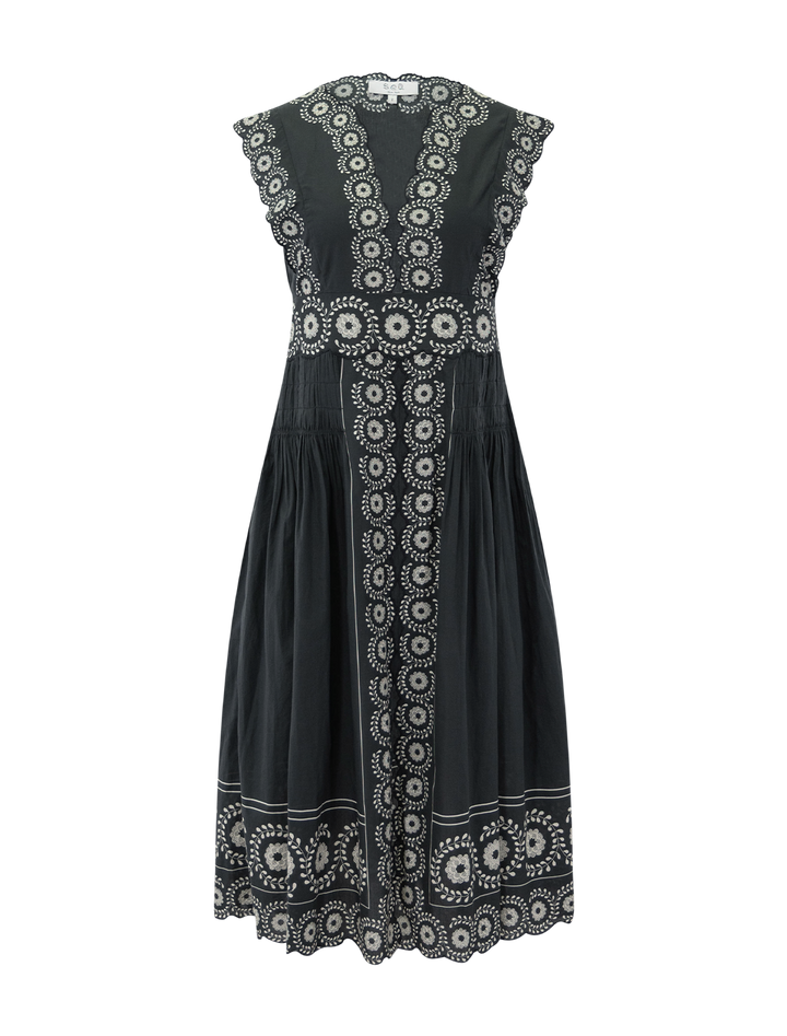 mirabel print dress