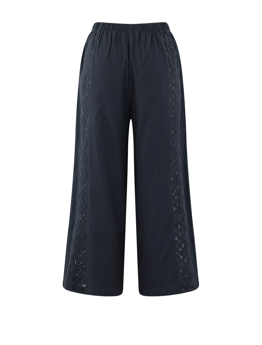 kenzie geo eyelet pant in lead