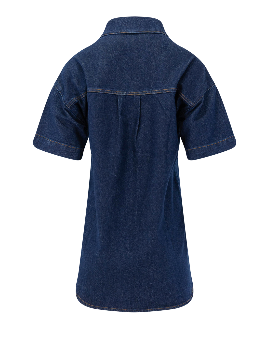 nimaya dress in blue denim