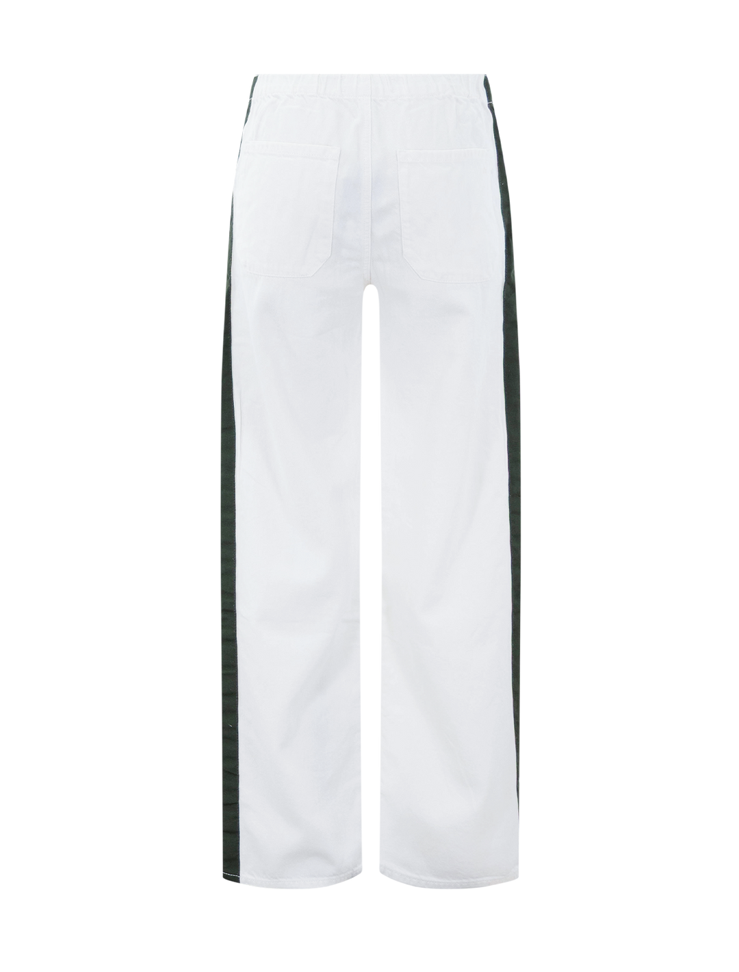 logan pull on track pant in white sport