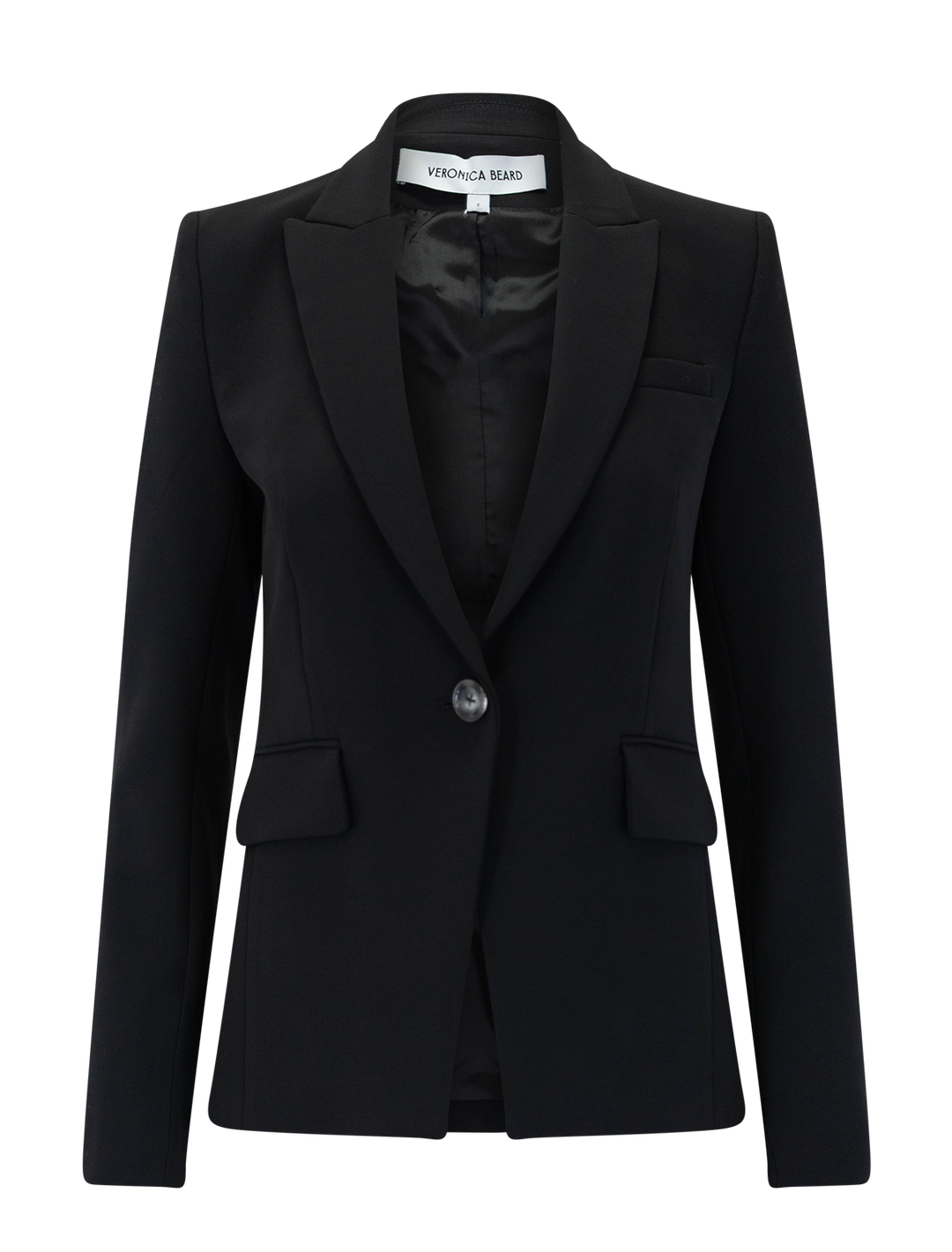 miller single-breasted dickey jacket in black