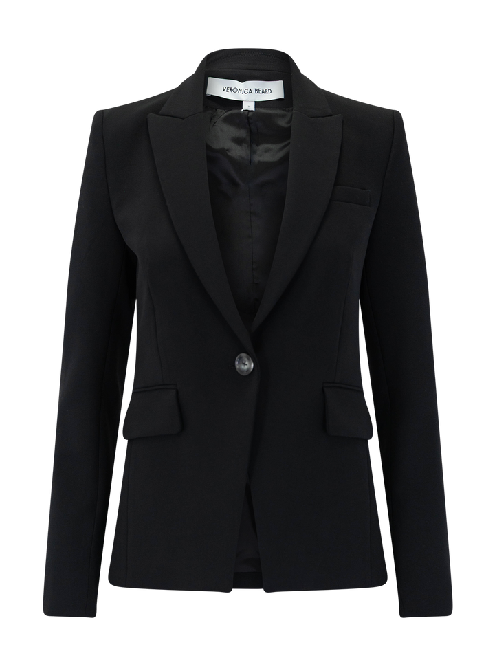 miller single-breasted dickey jacket in black