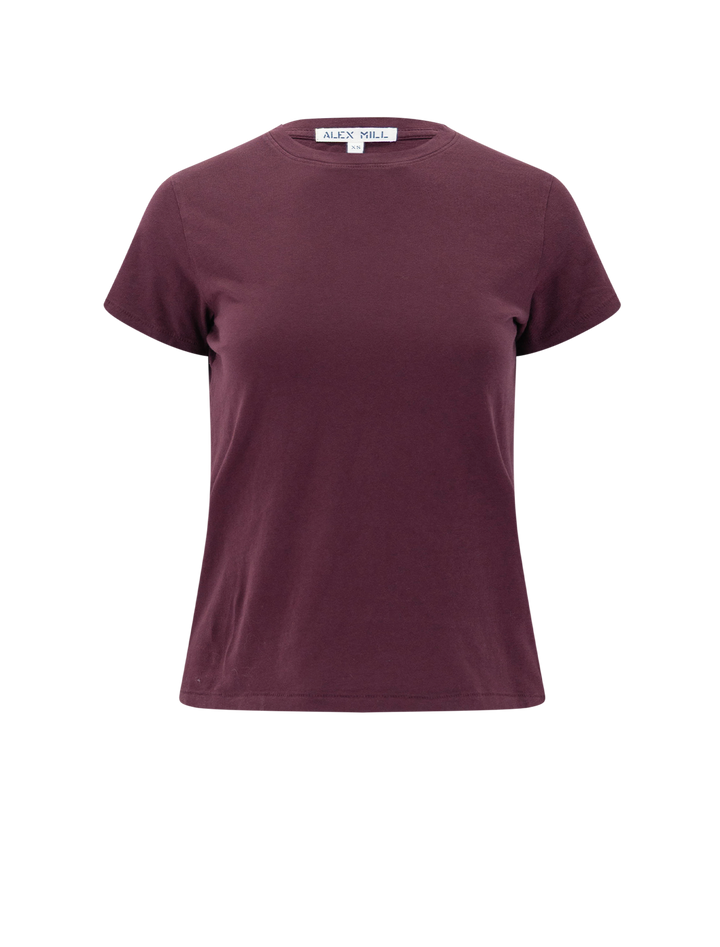 prospect cotton tee in plum
