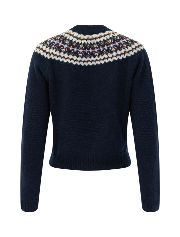 boniface cashmere sweater in navy