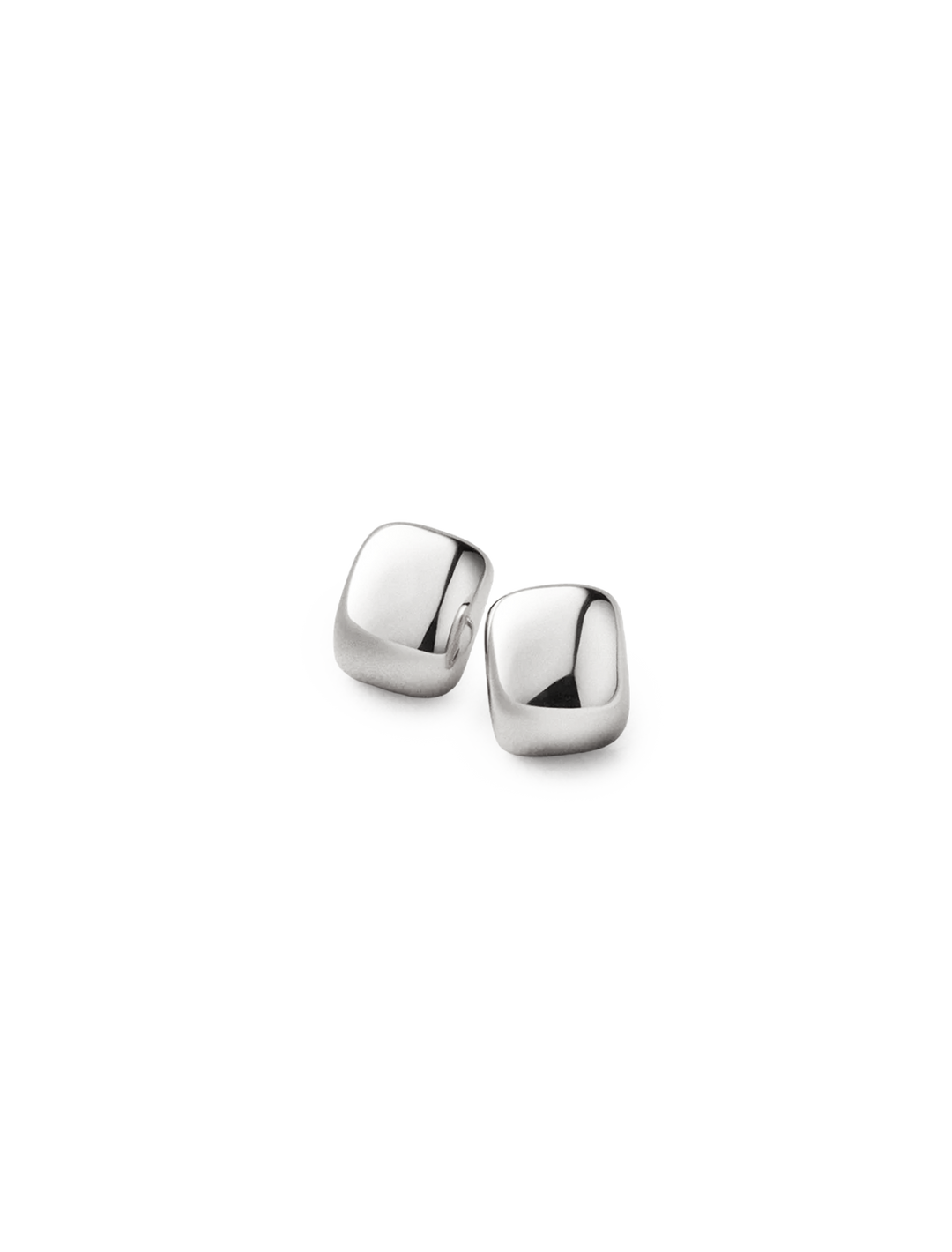 mini tate earring in silver