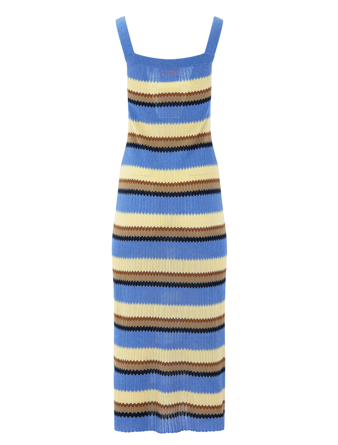 palazzo dress in delft blue