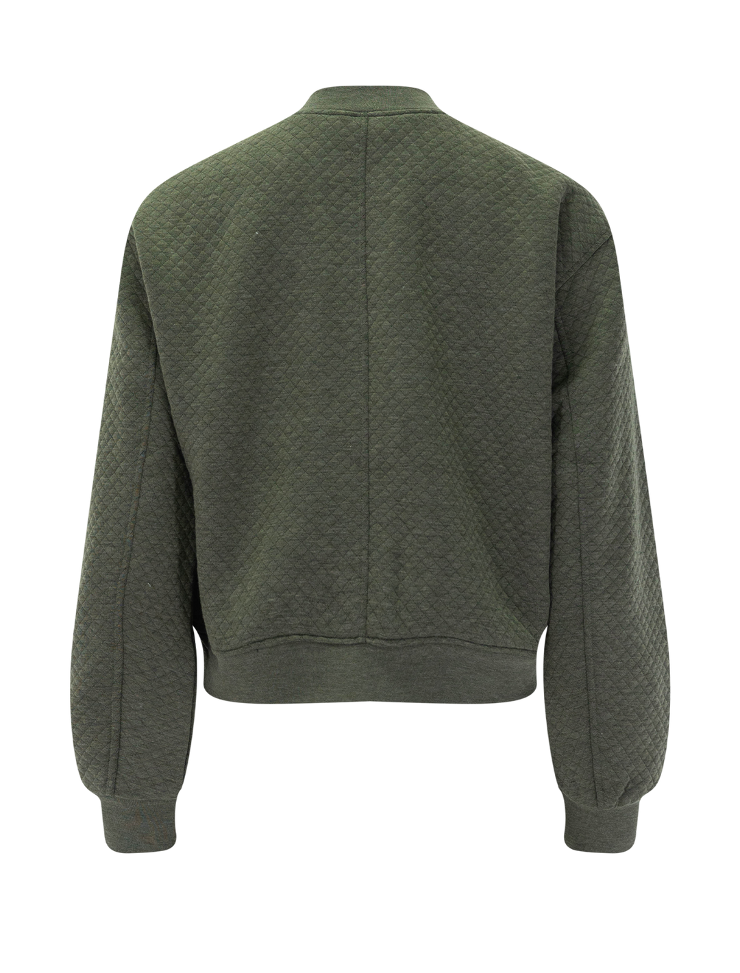 corbet quilted bomber in olive heather