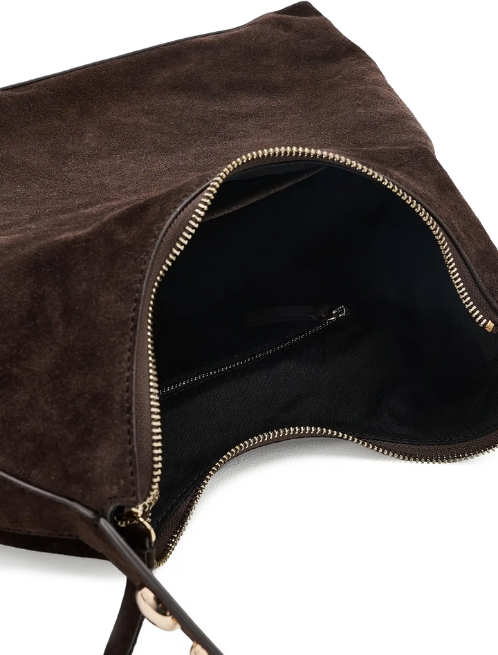 stassie hobo in tmoro suede
