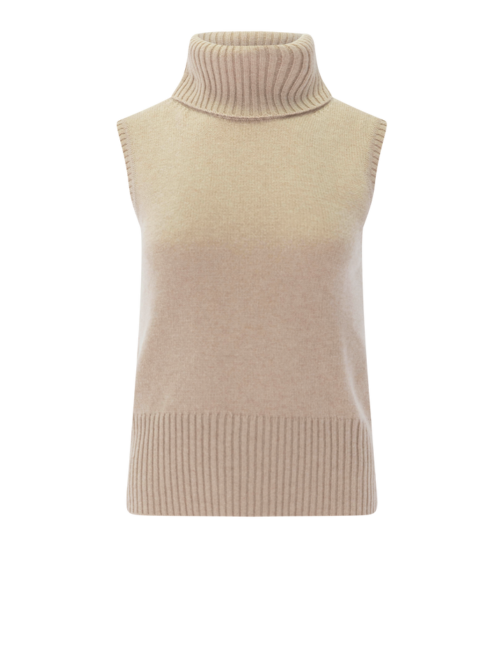 mazzy cashmere shell in oatmeal
