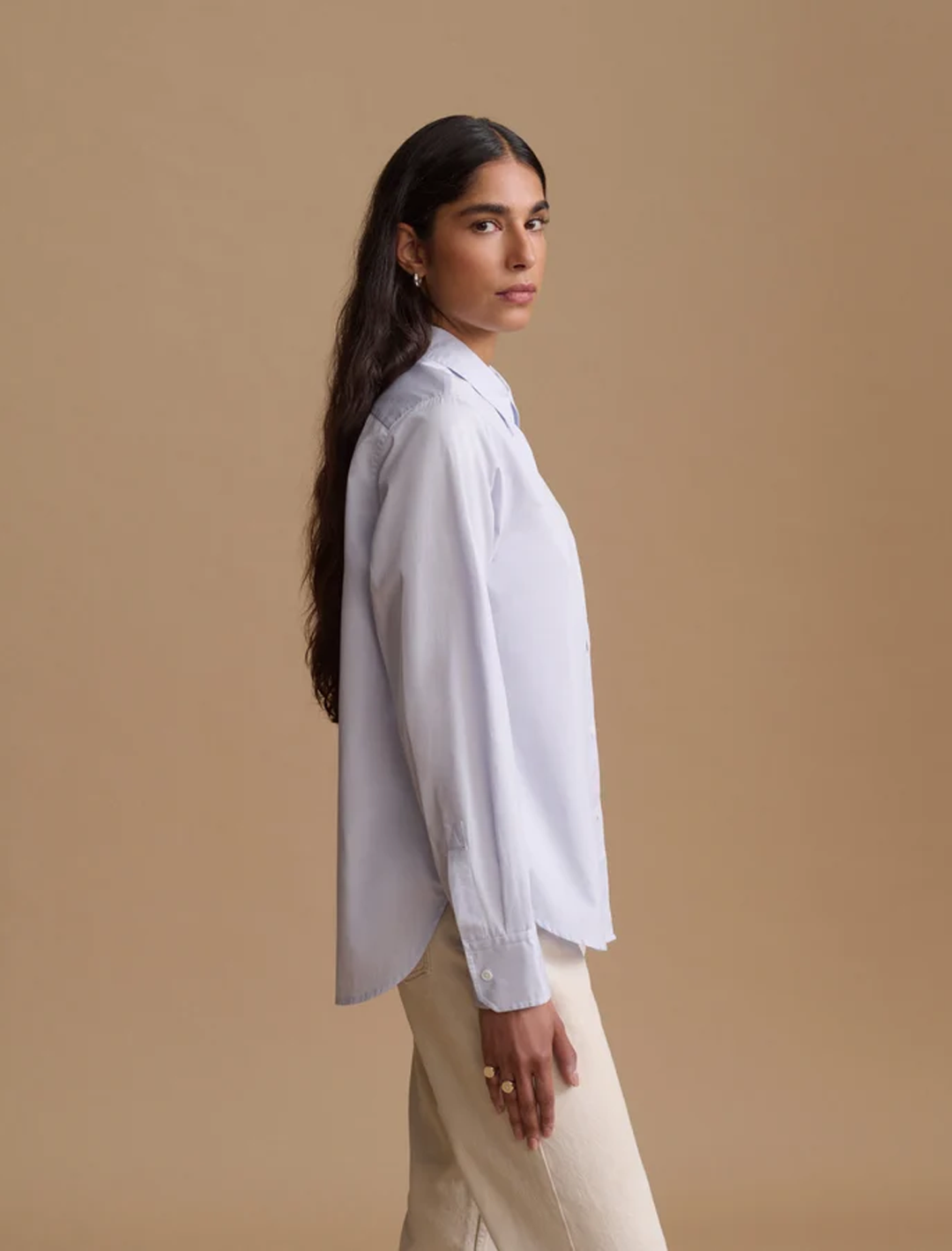 boyfriend shirt in french blue