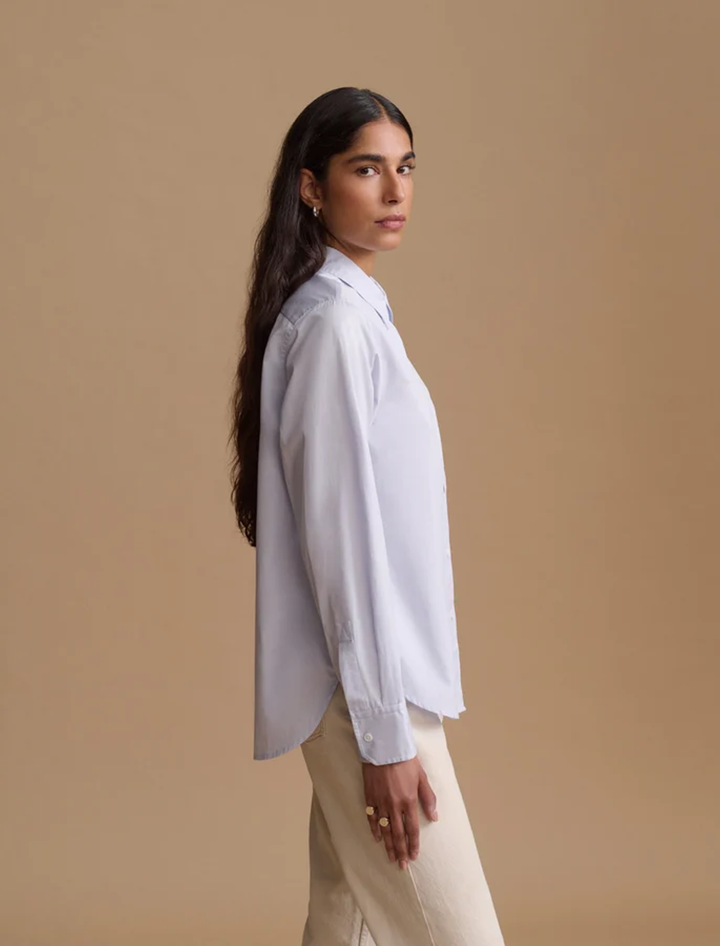 boyfriend shirt in french blue