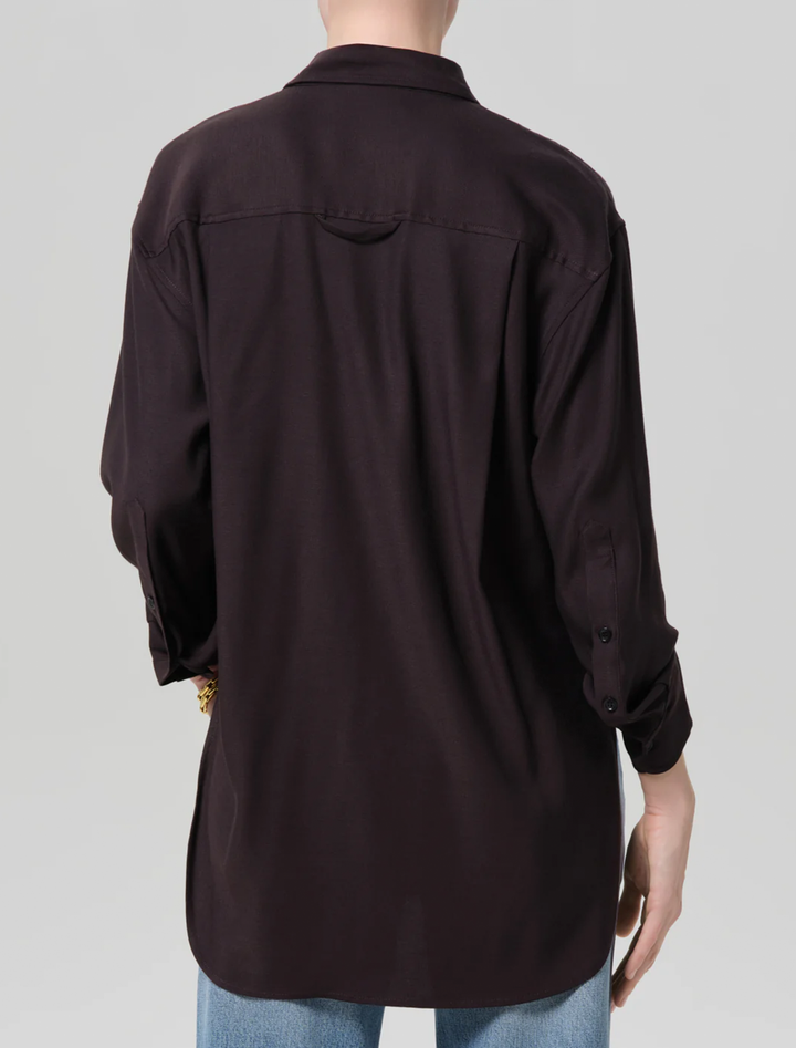 kayla shirt in brown