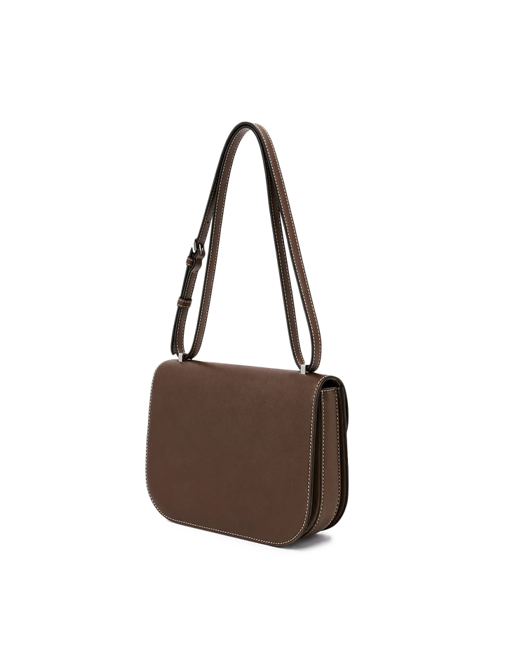 dash saddle bag in whiskey leather
