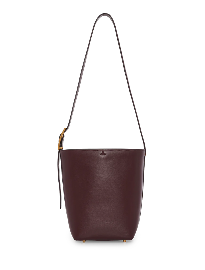 elly medium bucket bag in fig