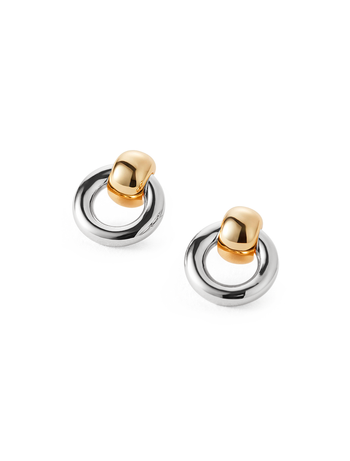 mini puffy faye knockers in two tone