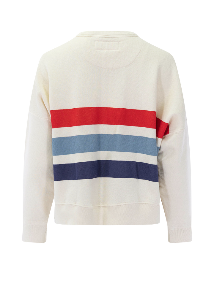 the teammate sweatshirt in saltwater stripe