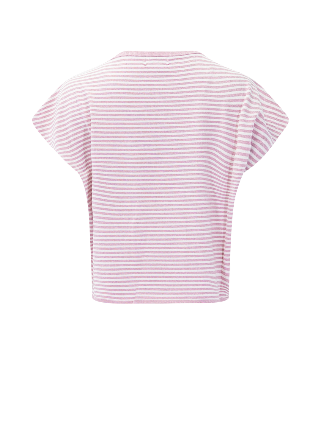 pimoni knit top in rose stripe