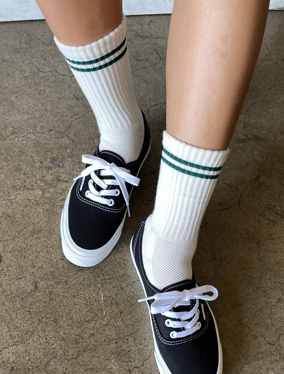 boyfriend socks in parchment