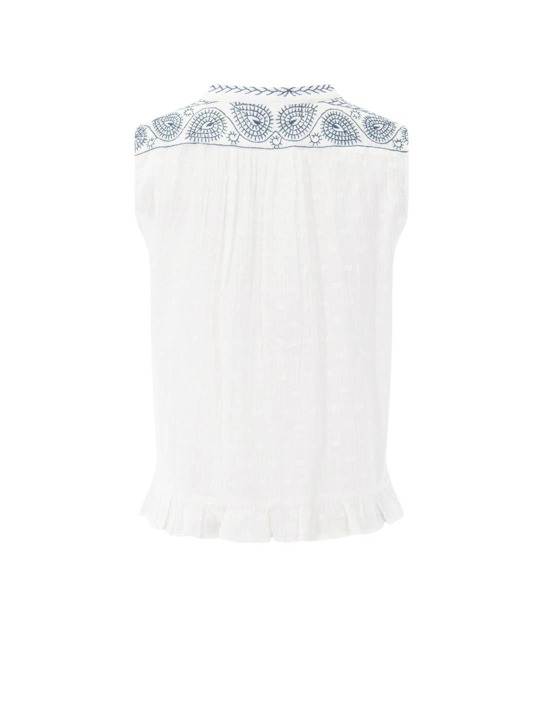 irina indigo poet blouse in lapis lazuli