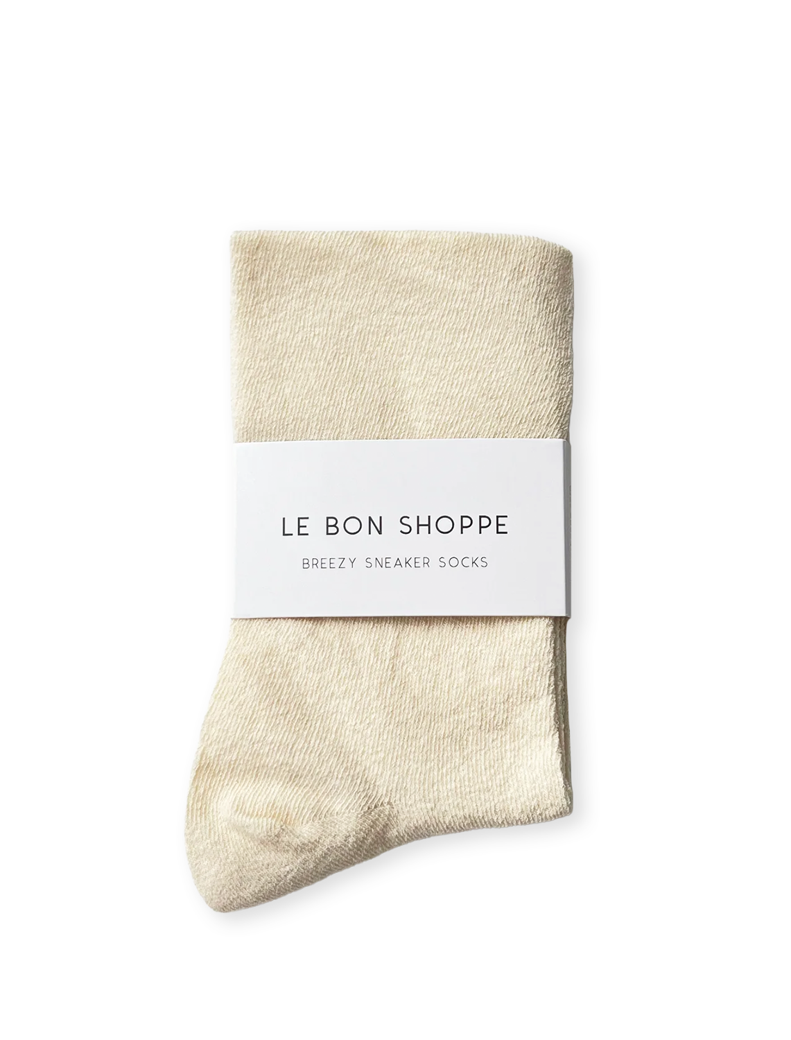 breezy sneaker socks in naturel