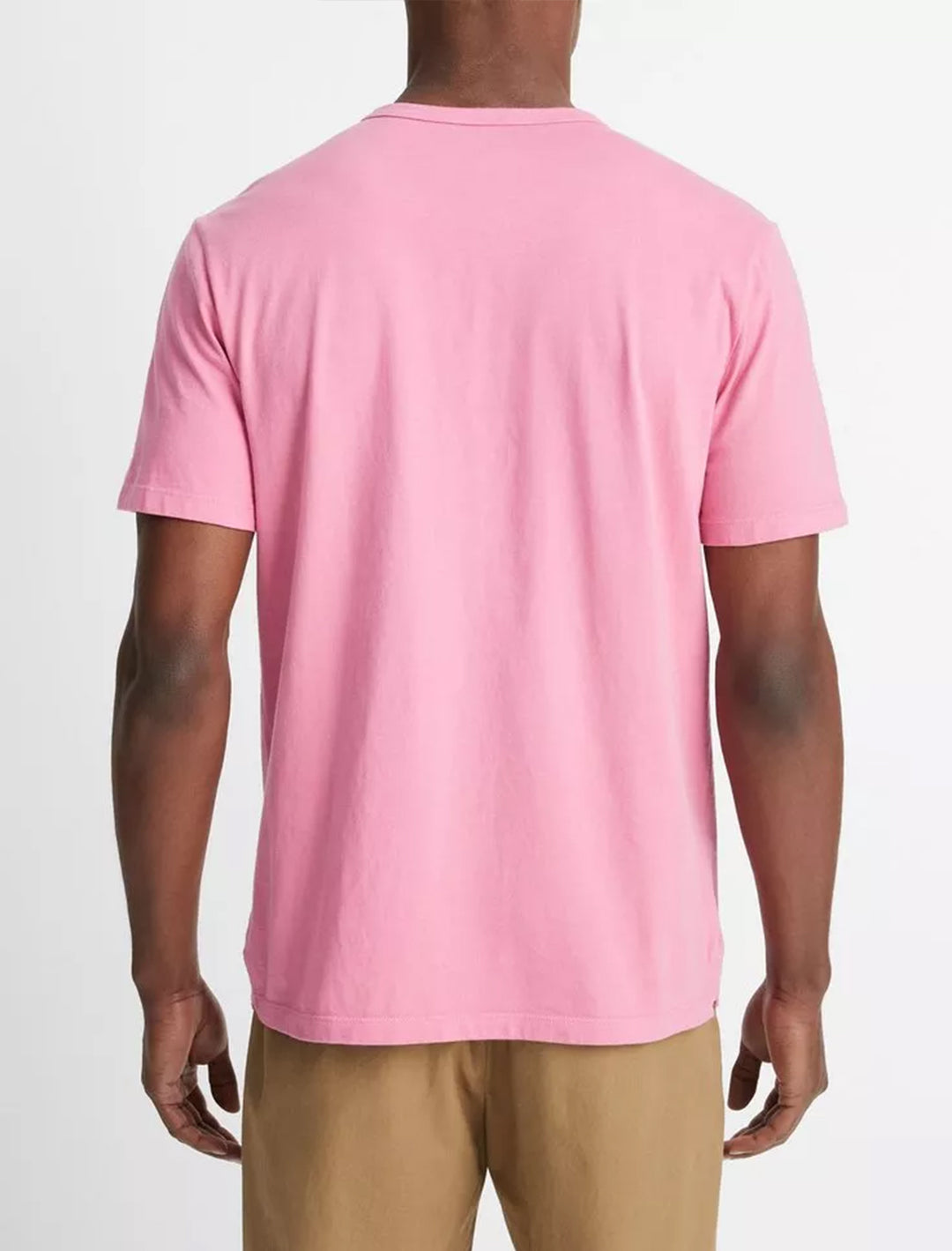 mens garment dye s/s crew in washed pink blaze (3)
