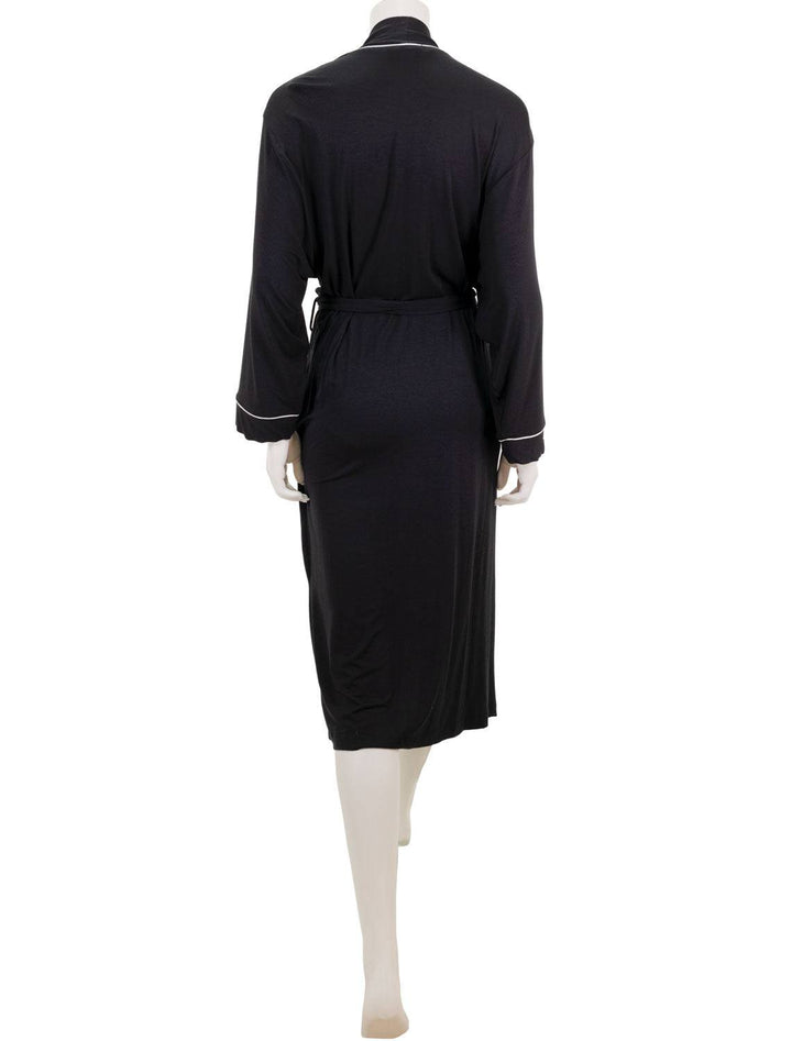 Eberjey gisele robe in black - Twigs