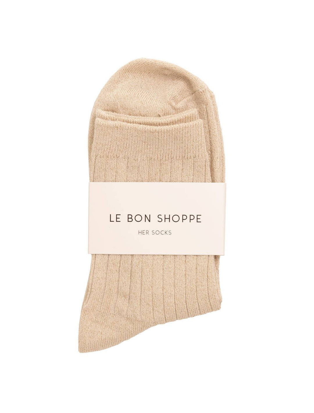 Le Bon Shoppe her socks in ivory glitter - Twigs