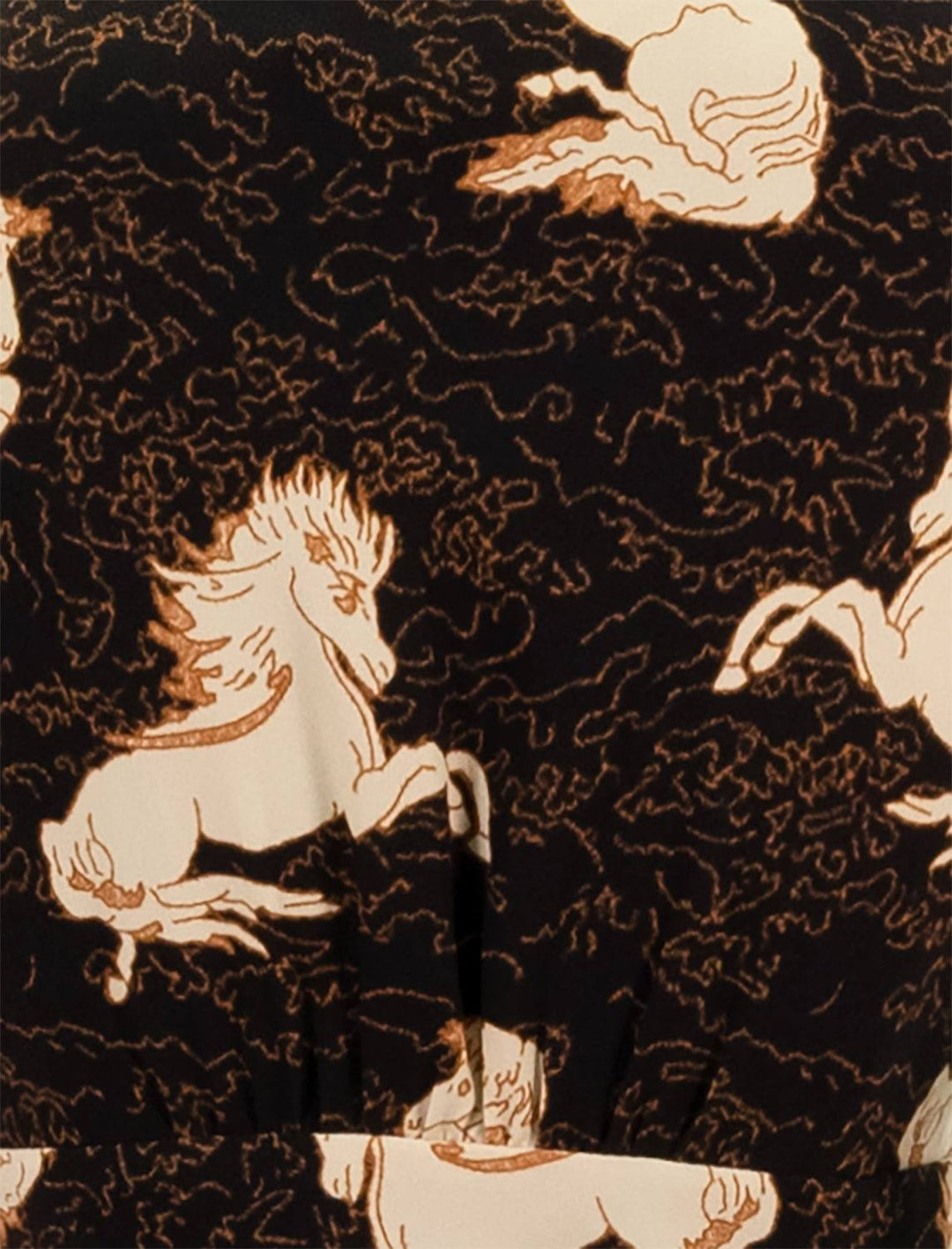 fabric swatch of irvetta dress in shetland pony brownstone