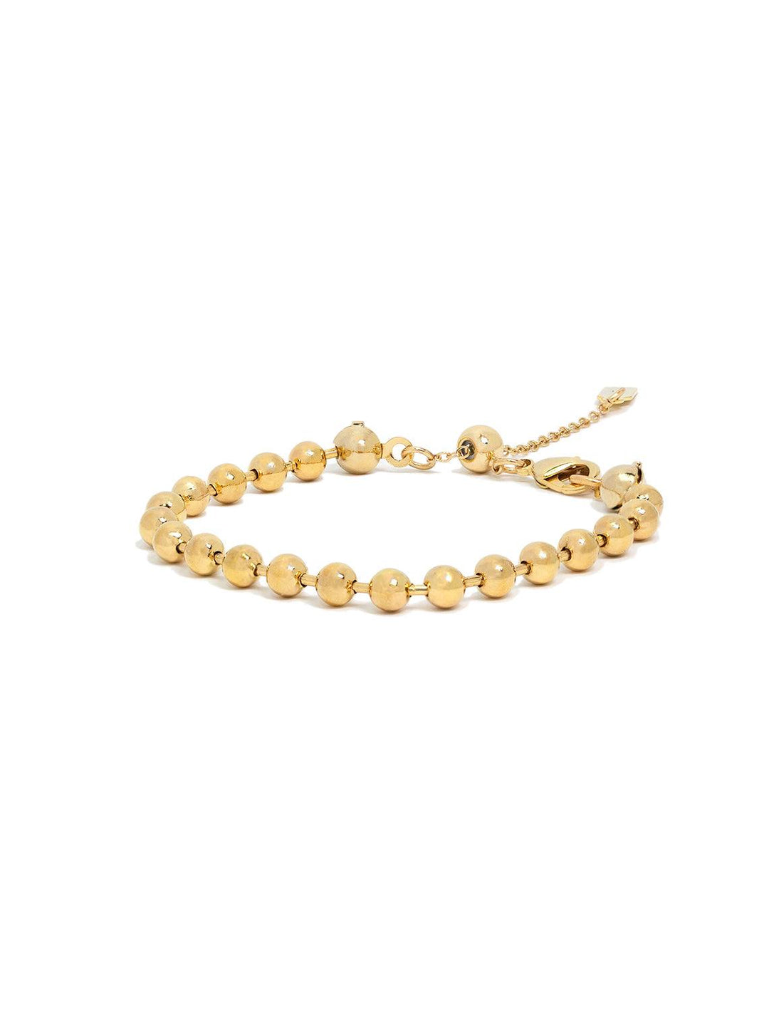 satellite bead chain slider bracelet